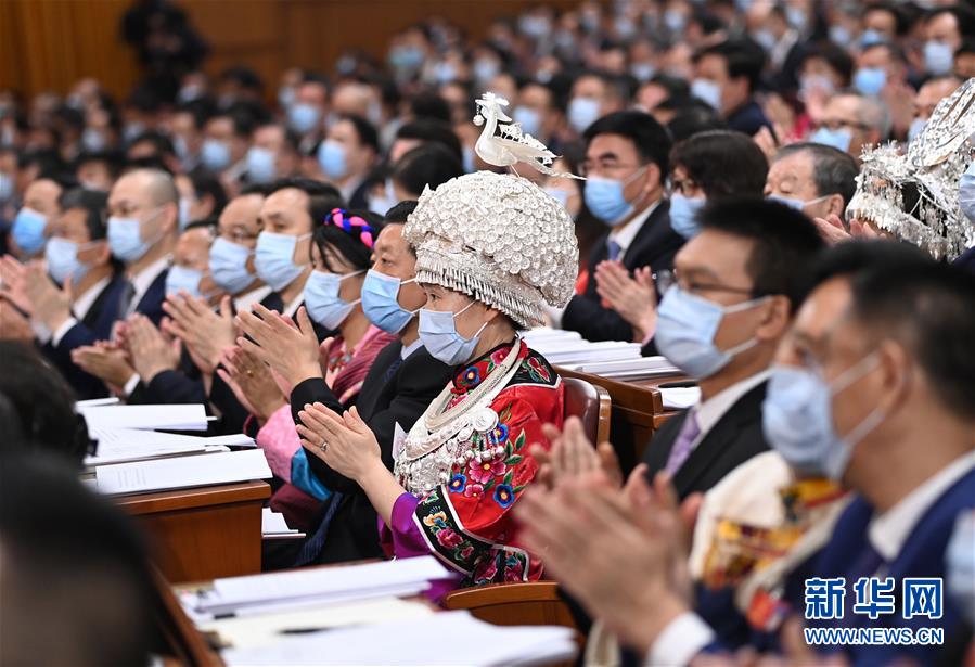 5月22日，第十三届全国人民代表大会第三次会议在北京人民大会堂开幕。 