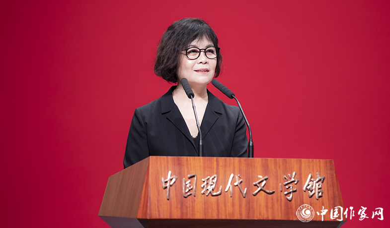 9月25日晚，中国作家协会主席铁凝在第十二届少数民族文学创作骏马奖颁奖典礼上致辞