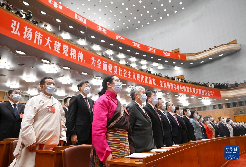 10月22日，中国共产党第二十次全国代表大会闭幕会在北京人民大会堂举行。