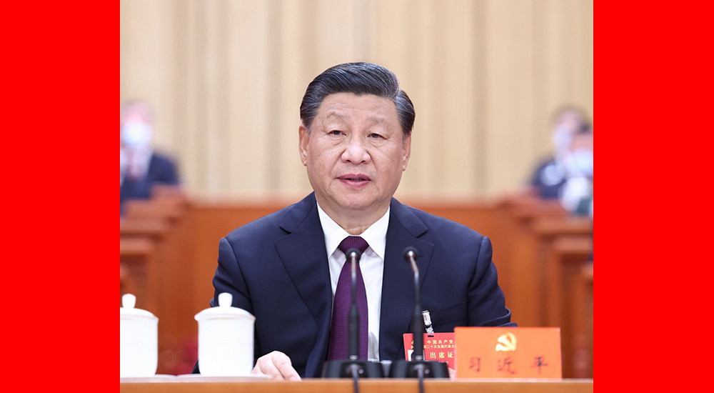 10月22日，中国共产党第二十次全国代表大会在北京人民大会堂胜利闭幕。习近平同志主持大会。