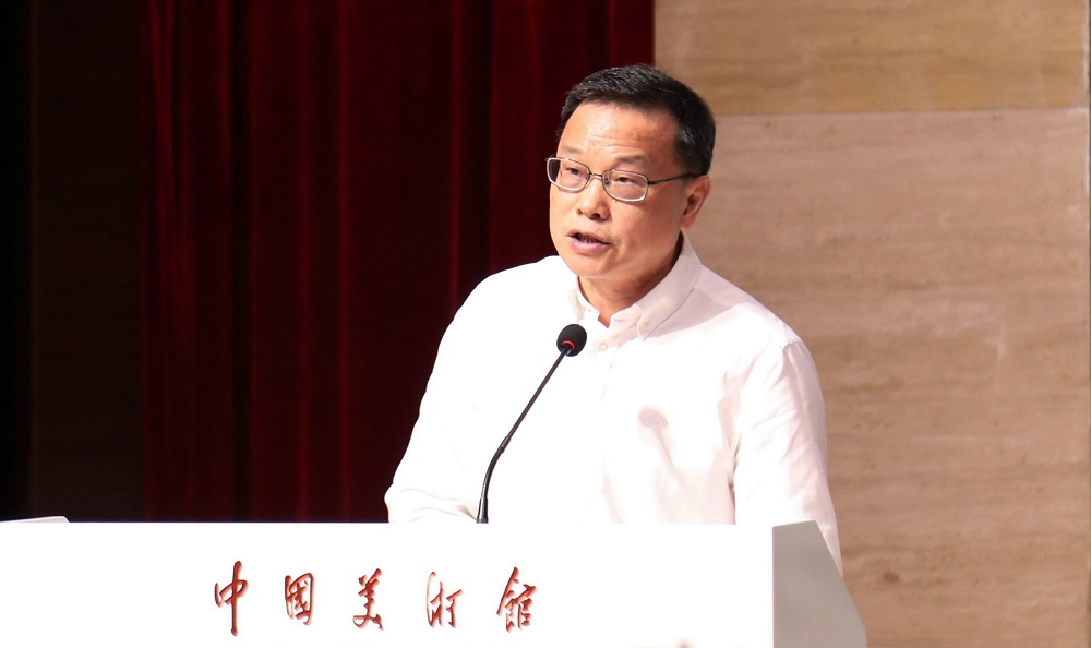 广西文联党组成员、副主席匡达蔼在致辞