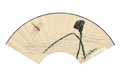 莲蓬蜻蜓（中国画） 齐白石