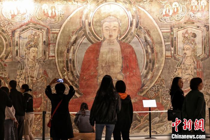 10月8日，山西晋中，山西晋之源壁画艺术博物馆在山西晋中开馆。　　张云 摄