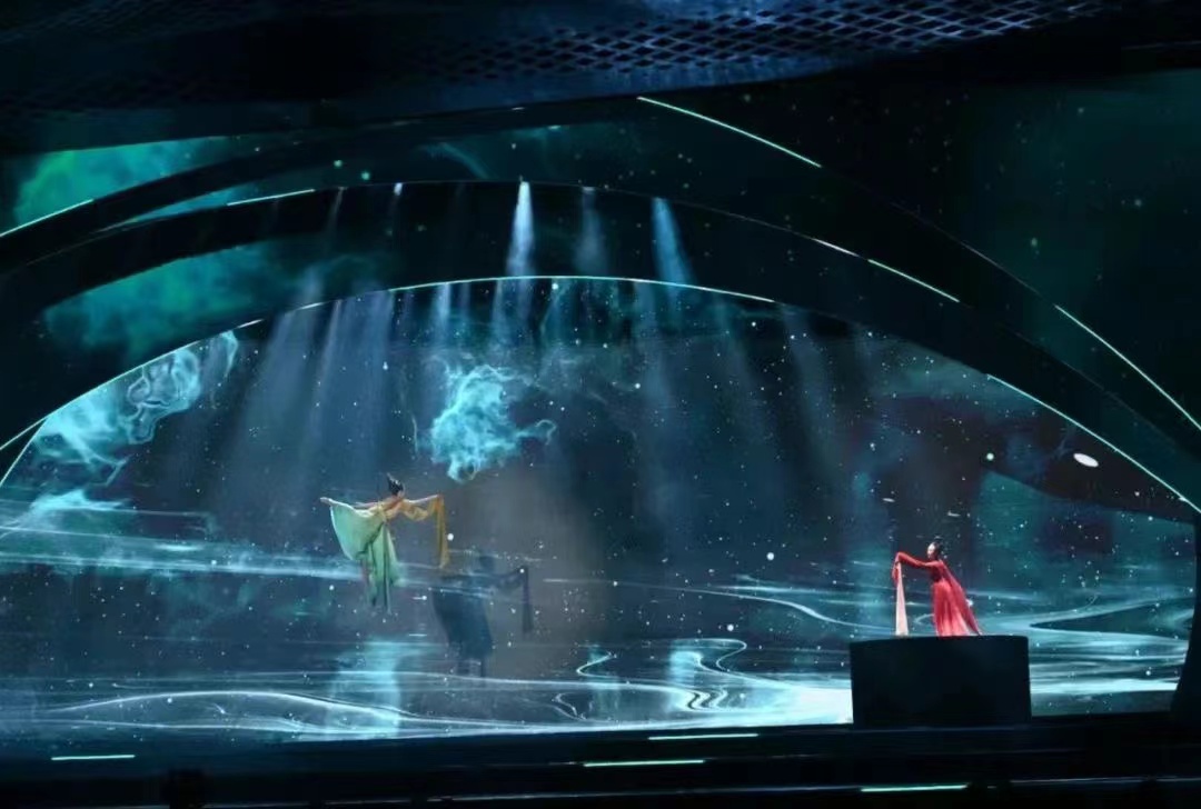 大会节目表演现场