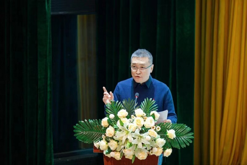 中国作协科幻文学委员会副主任、中国科普作家协会副理事长、南方科技大学教授吴岩演讲