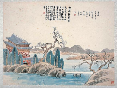 齐白石 《石门二十四景图》（局部） 辽宁省博物馆供图