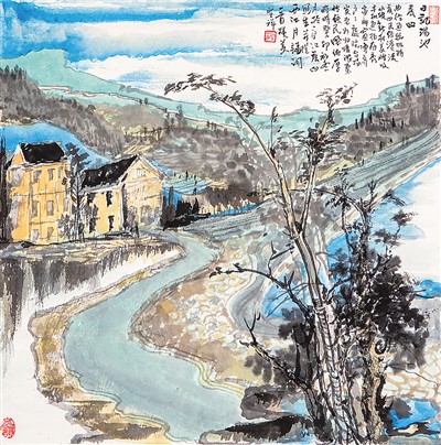 汤池虎凹 　　周圣祥作