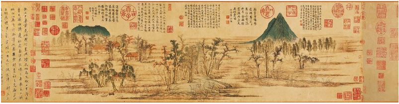 元赵孟頫《鹊华秋色图》
