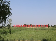 【第23站】内蒙古巴彦淖尔临河区国营新华林场2024年7月15日，中国作家“深入生活、扎根人民”新时代文学实践点在巴彦淖尔市临河区国营新华林场授牌。[详细]