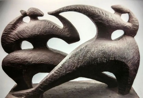 吴慧明《力》130x75x55cm雕塑 1992年 中华艺术宫（上海美术馆）藏