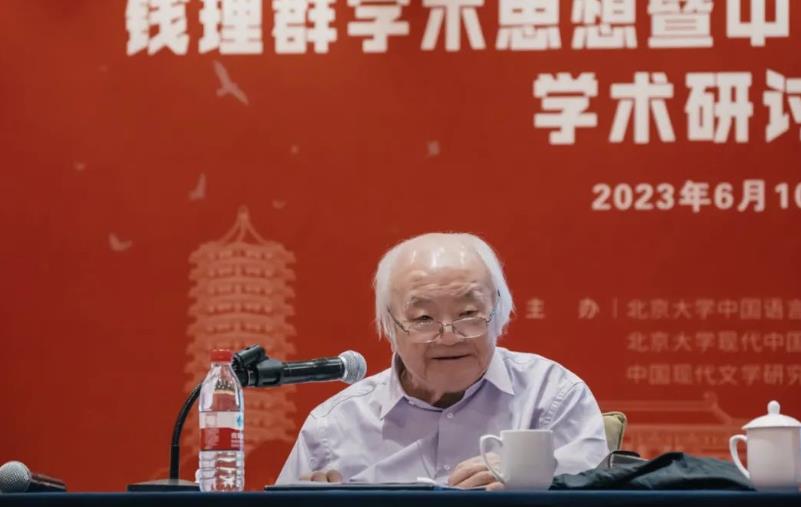 钱理群在研讨会上发言