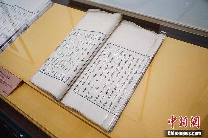 《大清高宗纯皇帝圣训》(满文版)。徐峻杰 摄