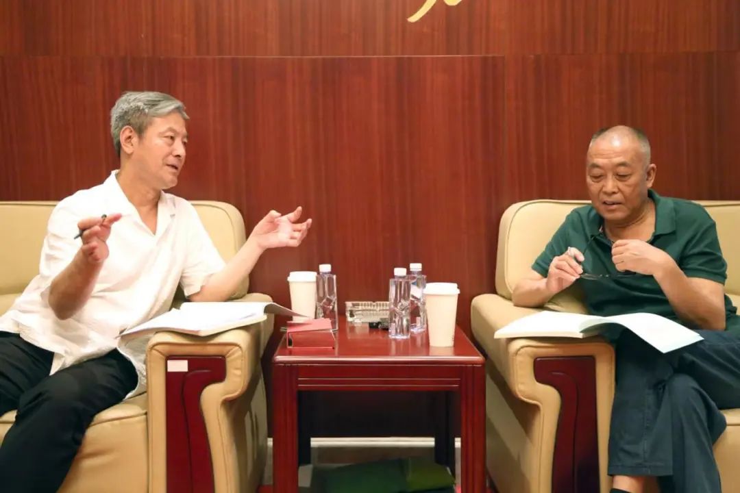 白涛《马背长调——一个人的和声》改稿现场