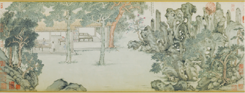 文徵明《真赏斋图》，中国国家博物馆藏