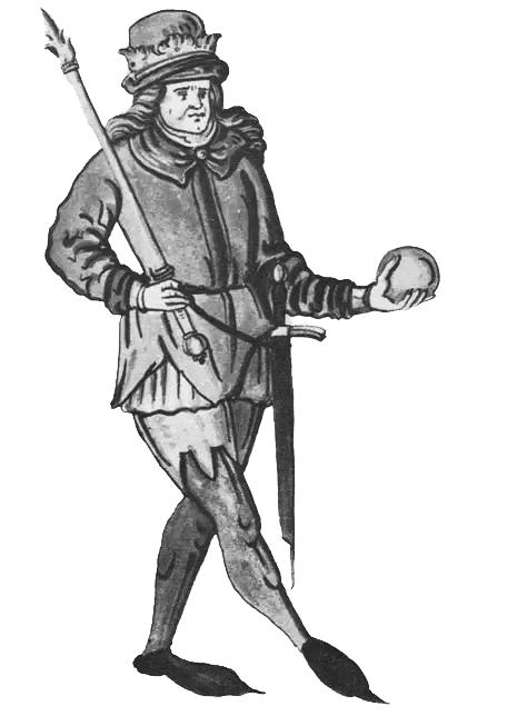 17世纪丹麦手抄本里的阿姆雷特王子形象