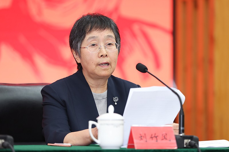 柳青之女刘竹风发言
