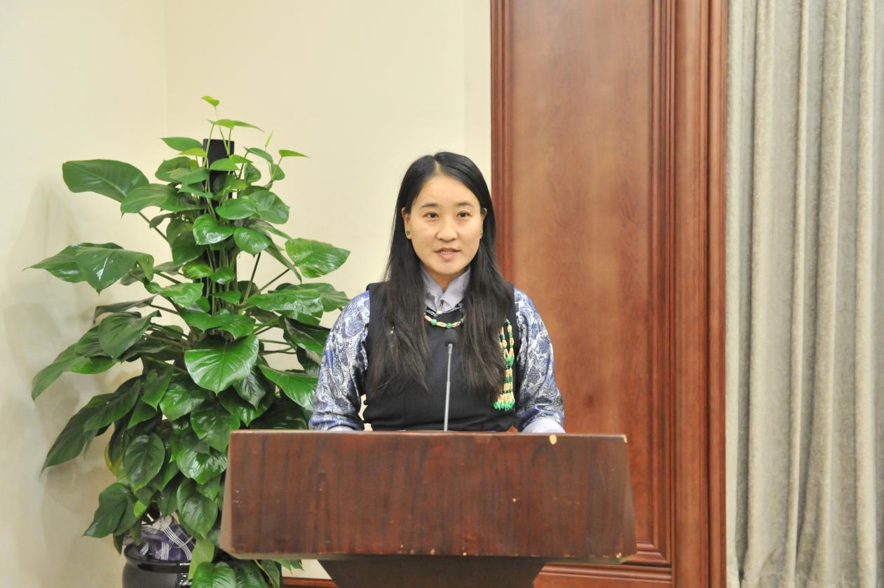 西藏拉萨学员娘毛吉发言