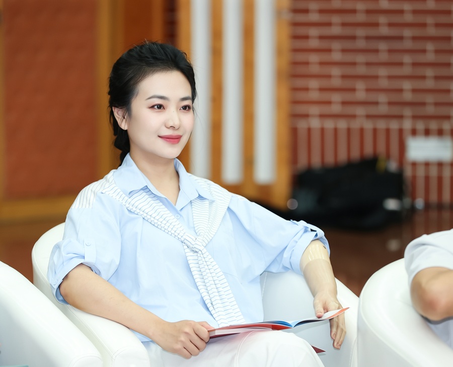 张超凡在中国作协“作家回家周”活动现场